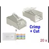 DELOCK 86454 wire connector RJ-45 Transparent