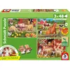 Schmidt - Puzzle 3x48 Živali na kmetiji - 40 - 99 kosov