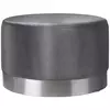 TABURE metal, tekstil siva, boja nerđajućeg čelika