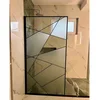 MASTER Staklo tuš kabine 80x190cmx8mm D Crni profil mat ZGL PF40-18