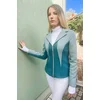 BOUCLÉ MODA Ženski mantil Naja, Tirkizni