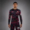 Venum UFC Zenith Authentic Fight Week Rashguard Dugi Rukav Camo Burgundy XL