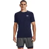 Majice Under Armour Hg Armour Fitted SS Midnight Navy/ White XL