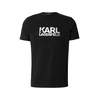 Karl Lagerfeld Majica  črna / srebrna