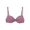 VENICE BEACH Bikini zgornji del merlot / bela