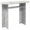 Konzolna stolica s pohranom Betonska siva 100 x 39,5 x 75 cm