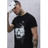 Mister Tee Majica Waterpaint Skull Tee, črna