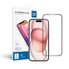 Blue Star 5D kaljeno staklo - za iPhone 16 / iPhone 15 (full glue) crno