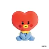 AURA AURORA - Uradno blago BT21, Baby TATA Sedeča lutka 5 in, mehka igrača, modra in rdeča, modra in rdeča, (21551625)