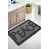 Lessentiel Maison Prostirka za kupatilo Peace, 60x100 cm, Antracit