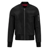 2-Tone Bomber Jacket blk/blk