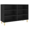 Komoda crna 103,5 x 35 x 70 cm od konstruiranog drva
