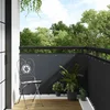 Ekran za balkon s rupama Antracit