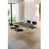 Hanah Home Trpezarijski set, 5 komada, Crni