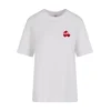 Mister Tee Majica Heart Cherries temno rdeča/bela