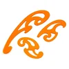 Komplet za krivulje 3 kosi - oranžna