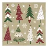 Serviete za decoupage Christmas Trees - 1 kos