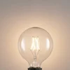 Arcchio Žarnica LED E27 6W 2.700K G125 Globe prozorna komplet 3