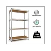 EPRO Metalna montažna polica Standard 150x70x30cm, metal-drvo, 700kg (4x175kg)