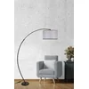 Aberto Design Podna lampa Misr, 85-185 cm, E27, Crna