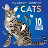 My Sticker Paintings: Cats