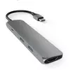 FAST ASIA Adapter-konvertor TIP C na HDMI+2xUSB 3.0+SD/Micro SD sivi