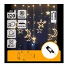 Aigostar - spoljni LED božićni niz 120xLED/6W/230V/8 funkcija 3x0,6m IP44 topla bela DO