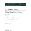 SHOSTAKOVICH:CHAMBER SYMPHONY 73A STUDY SCORE