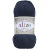 Pletena preja Alize Diva 100 g - (361) temno modra