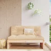 Srednja vrtna sofa 120 x 80 cm od masivne borovine