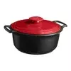 Ceramic Cocotte cooking pot, 31cm/5.5L, Sublime +, Burgundy - Emile