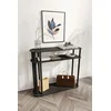Hanah Home Komoda Caprio, 90x30x84 cm, Crna