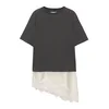 Pull&Bear Majica antracit/bela