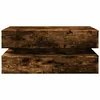 Stolić za kavu s LED svjetlima boja hrasta 90 x 50 x 40 cm