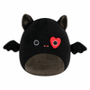 Squishmallows Emily črni netopir z očesno prevezo