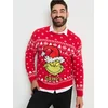 Sinsay - Džemper sa božićnim motivom Grinch - crvena