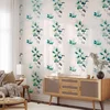 shumee Foto tapeta - Mint nature - vzorec z enotnim rastlinskim motivom z zelenimi listi