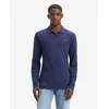 Levis za moške. A5797-0001 Polo majica Housemark navy (M), Priložnostno, Bombaž, Dolg rokav, Mornarica