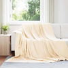 Pokrivači za bacanje 24 pcs Krema 240 x 220 cm Runo