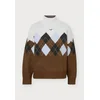 ROXY Pulover LETS GET HIGH pastelno modra/rjava/antracit/volneno bela