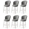 Hanah Home Set barskih stolica Fora, 6 komada, Sivi
