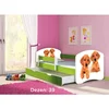 Deciji krevet ACMA II 140x70 F + dusek 6 cm GREEN39