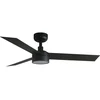 FARO 34289WT1S - LED prigušiva ventilator CRUISER S 18W/230V CCT prečnik 106 cm crna WT + daljinski upravljač
