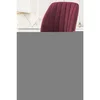 Hanah Home set trpezarijskih stolica Etra 8 kom, bordo tkanina Jerry, drvene noge boje oraha