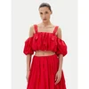 PINKO Top 105176 A2LD Rdeča Regular Fit