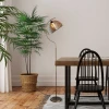 Opviq Podna lampa Demilune, 165 cm, Zlatne boje