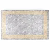 Vidaxl Pralna preproga 160x230 cm siva