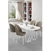 Hanah Home Trpezarijski set, 5 komada, Bež