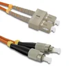 Qoltec SC/UPC - FC/UPC optični patchcord | Večmodni | 50/125 | OM2 | Duplex | 5 m