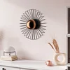 Opviq Zidna lampa Kaya-15230, 45x45x18cm, IP20, Zlatno-crna boje
